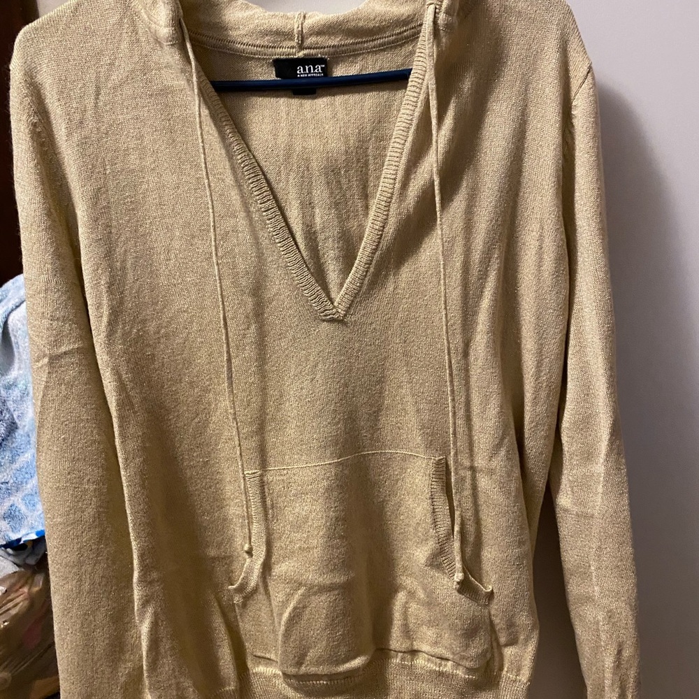 Ana sparkling gold sweater3/$15